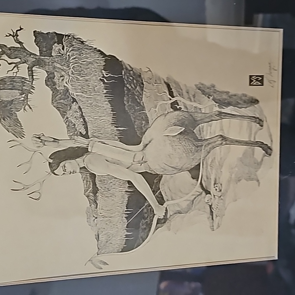 Signed etching - Picture 3 of 3